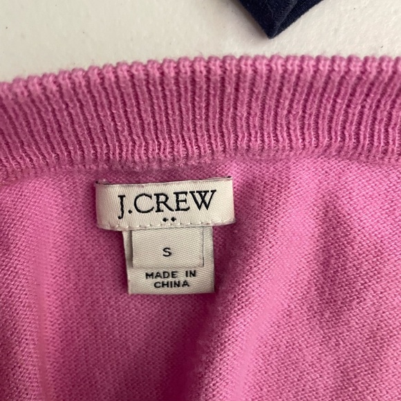 J. Crew Women's V-Neck Sweater in Pink Size Small CB-100 - Picture 8 of 8